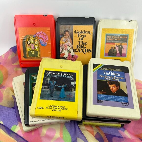 9 vintage 8-track tapes featuring The Mills Brothers, Golden Age of the Big - Picture 1 of 8
